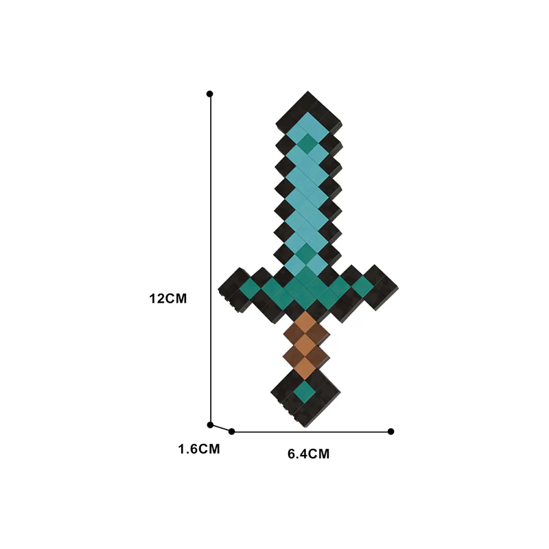 GOBRICKS MOC 131211 Diamond Sword - YWOBB