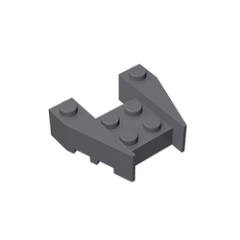 GOBRICKS GDS-947 Wedge 3 x 4 with Stud Notches - YWOBB