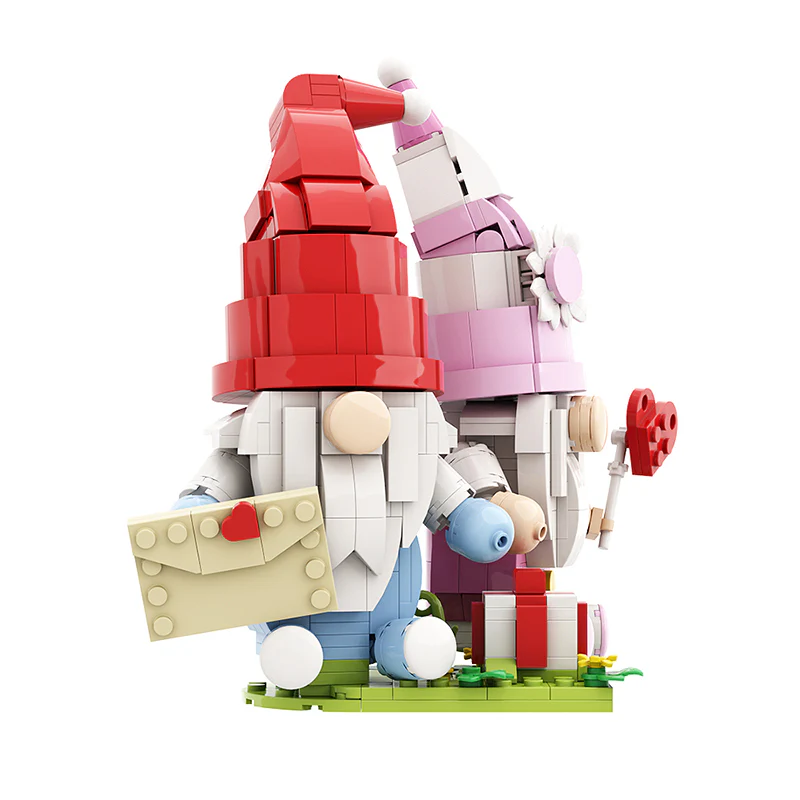 GOBRICKS MOC A0345 Valentine's Day Faceless Doll - YWOBB