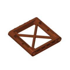 GOBRICKS GDS-1196 Support 1 x 6 x 5 Girder Rectangular - YWOBB