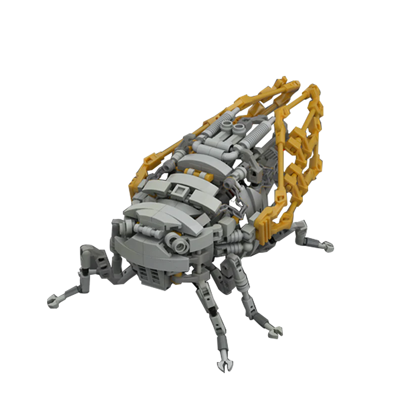 GOBRICKS MOC 48864 Mechanical cicada carrier (Mode A) - YWOBB