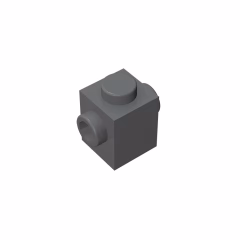 GOBRICKS GDS-649 Modified 1 x 1 with Studs on 2 Sides, Opposite - YWOBB