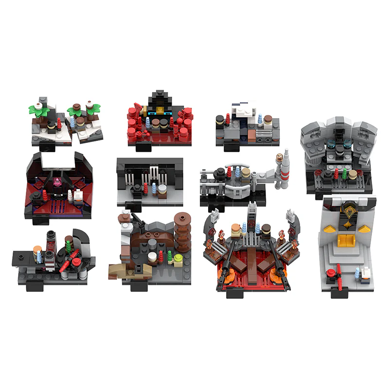 GOBRICKS MOC 75680 Micro Lightsaber Duels - The Skywalker Saga - YWOBB