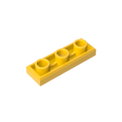 GOBRICKS GDS-M258 Tile Modified 1 x 3 Inverted with Hole - YWOBB
