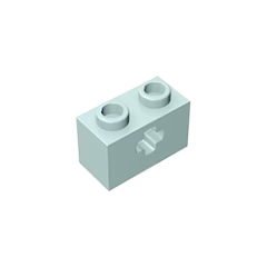 GOBRICKS GDS-633  Brick 1 x 2 with Axle Hole - YWOBB