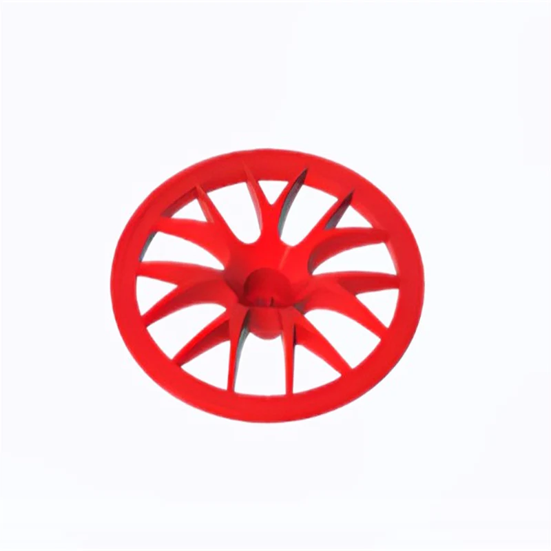 GOBRICKS GDS-M071 Wheel Cover 7 Spoke with Axle Hole - 56mm D. - for Wheel 44772 - YWOBB