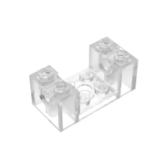 GOBRICKS GDS-1174 Brick 2 x 4 x 1 1/3 with Holes and 2 x 2 Cutout - YWOBB