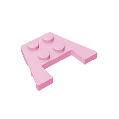 GOBRICKS GDS-725  Plate 3 x 4 with Stud Notches - YWOBB