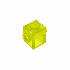 GOBRICKS GDS-649 Modified 1 x 1 with Studs on 2 Sides, Opposite - YWOBB