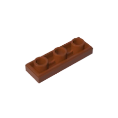 GOBRICKS GDS-M258 Tile Modified 1 x 3 Inverted with Hole - YWOBB