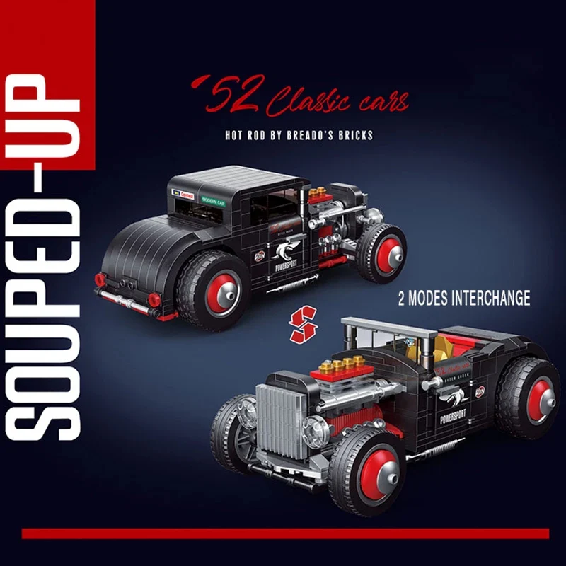 DECOOL KC013 52 Classic Cars Hot Rod - YWOBB