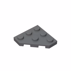 GOBRICKS GDS-556  Plate 3 x 3 Cut Corner - YWOBB