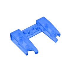 GOBRICKS GDS-1265 Wedge 3 x 4 x 2/3 Curved with Cutout - YWOBB