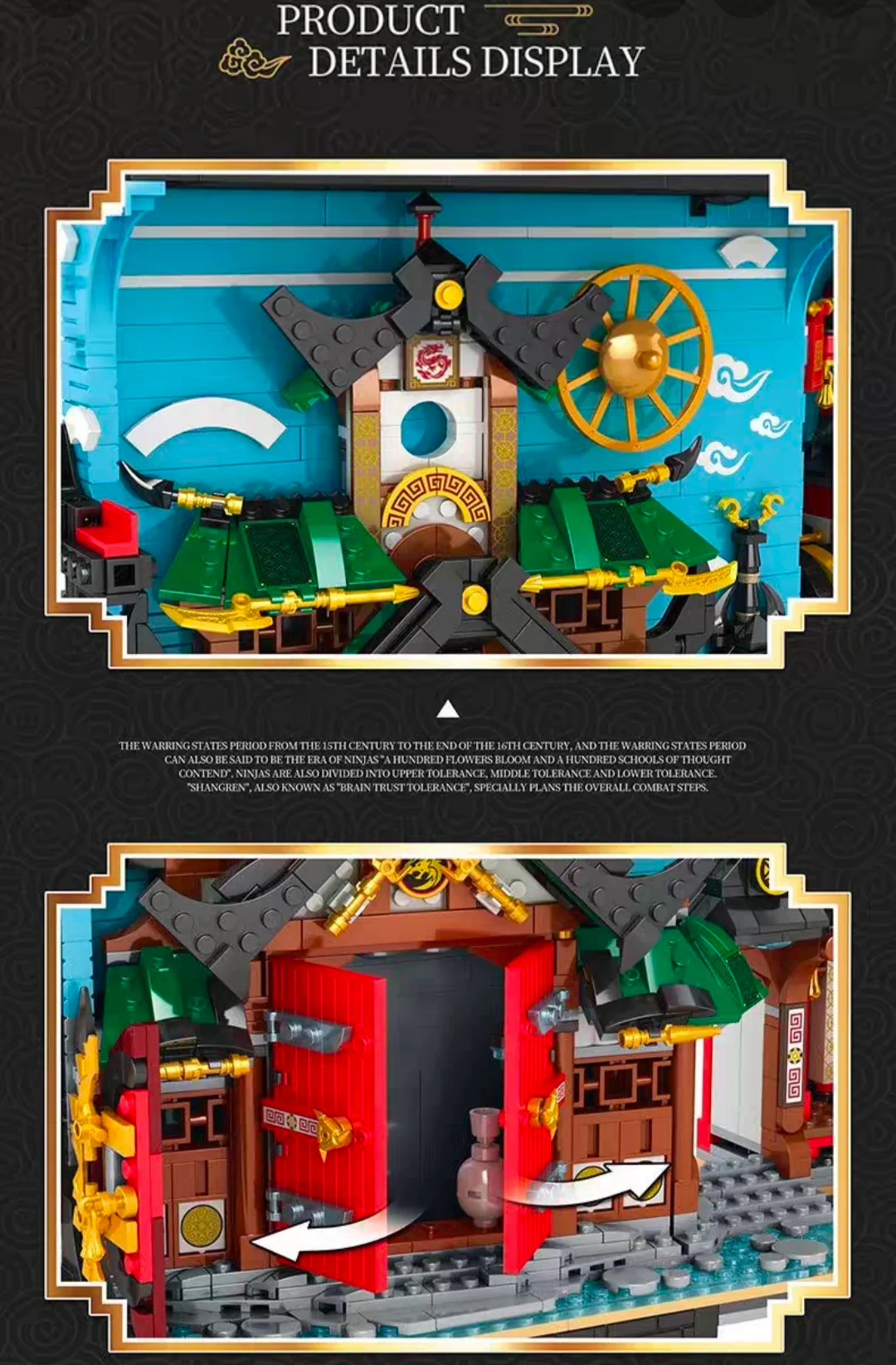 Reobrix 66029 The Book of Ninja World with Lights - YWOBB