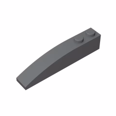 GOBRICKS GDS-655  Curved 6 x 1 - YWOBB