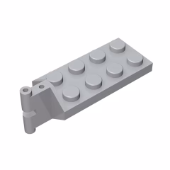 GOBRICKS GDS-1135 Hinge Plate 2 x 4 with Articulated Joint - Male - YWOBB