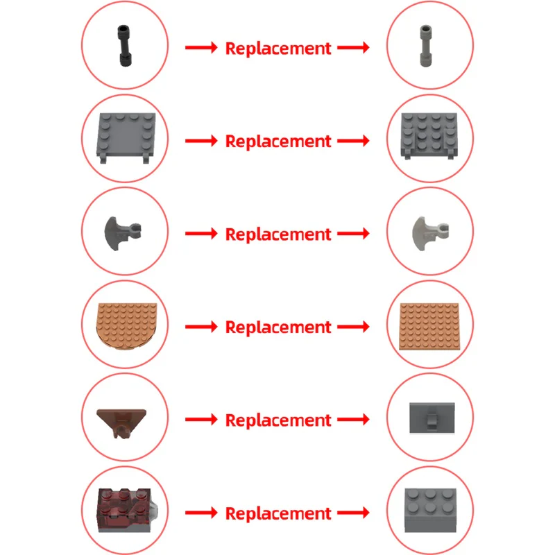 GOBRICKS MOC 173041 Medieval Sawmill - Double 21325 Medieval Blacksmith Alternative Build - YWOBB