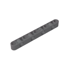 GOBRICKS GDS-1593 Liftarm Modified Perpendicular Holes Thick 1 x 9 - YWOBB