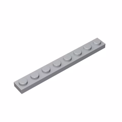 GOBRICKS GDS-506 Plate 1 x 8 - YWOBB