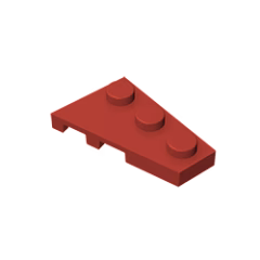 GOBRICKS GDS-547 Plate 3 x 2 Right - YWOBB