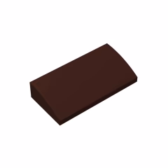 GOBRICKS GDS-859  Curved 2 x 4 x 2/3 with Bottom Tubes - YWOBB