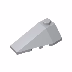 GOBRICKS GDS-755 Wedge 4 x 2 Triple Left - YWOBB