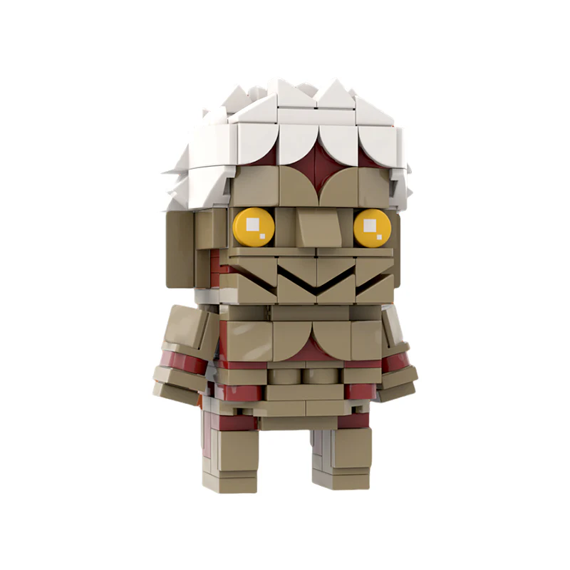 GOBRICKS MOC 181340 Attack on Titan Brickheadz MOC ~ Armored Titan - YWOBB