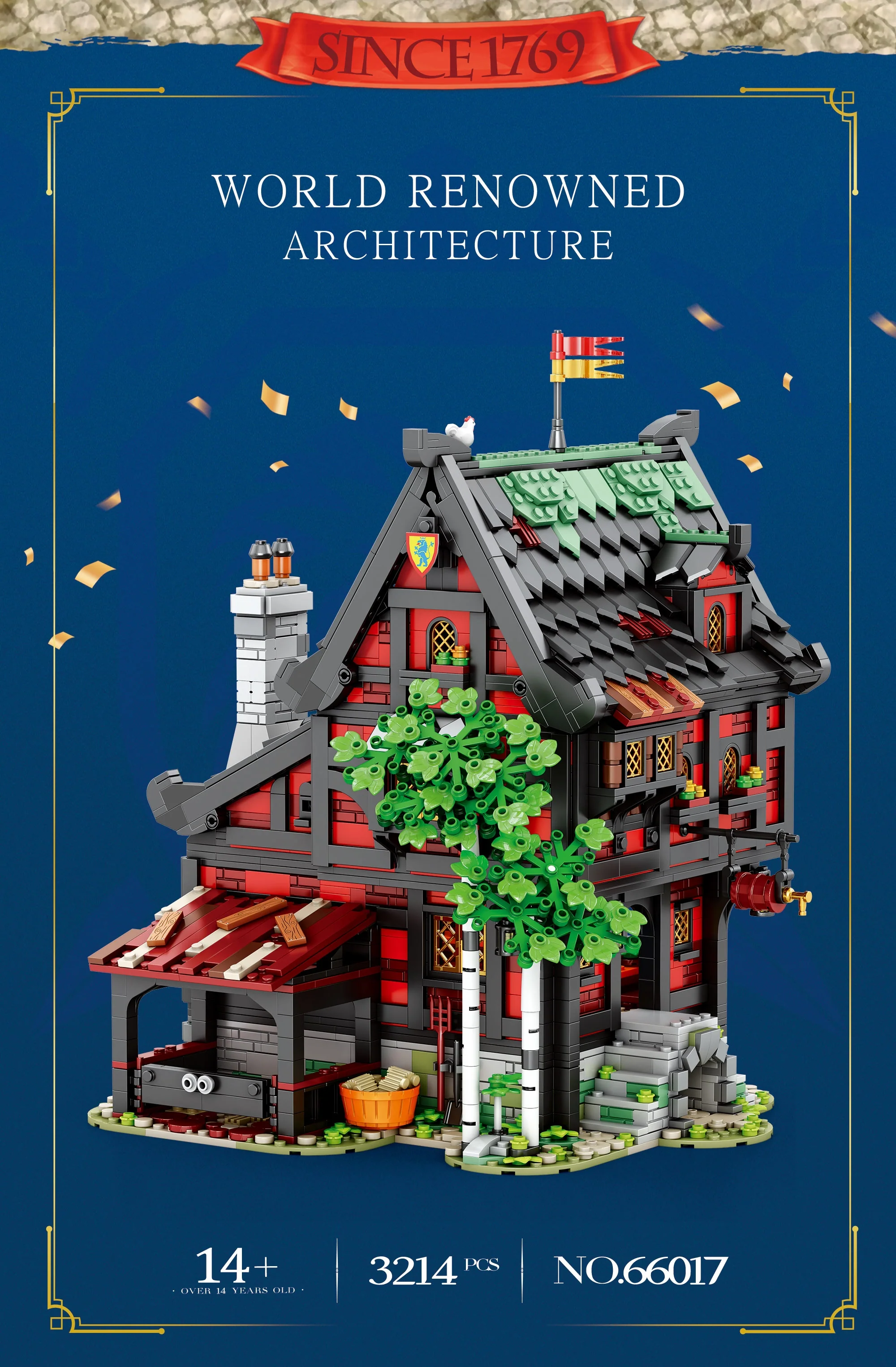 Reobrix 66017 Medieval Tavern THE CRUSADER'S INN - YWOBB