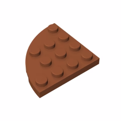 GOBRICKS GDS-569 Round Corner 4 x 4 - YWOBB