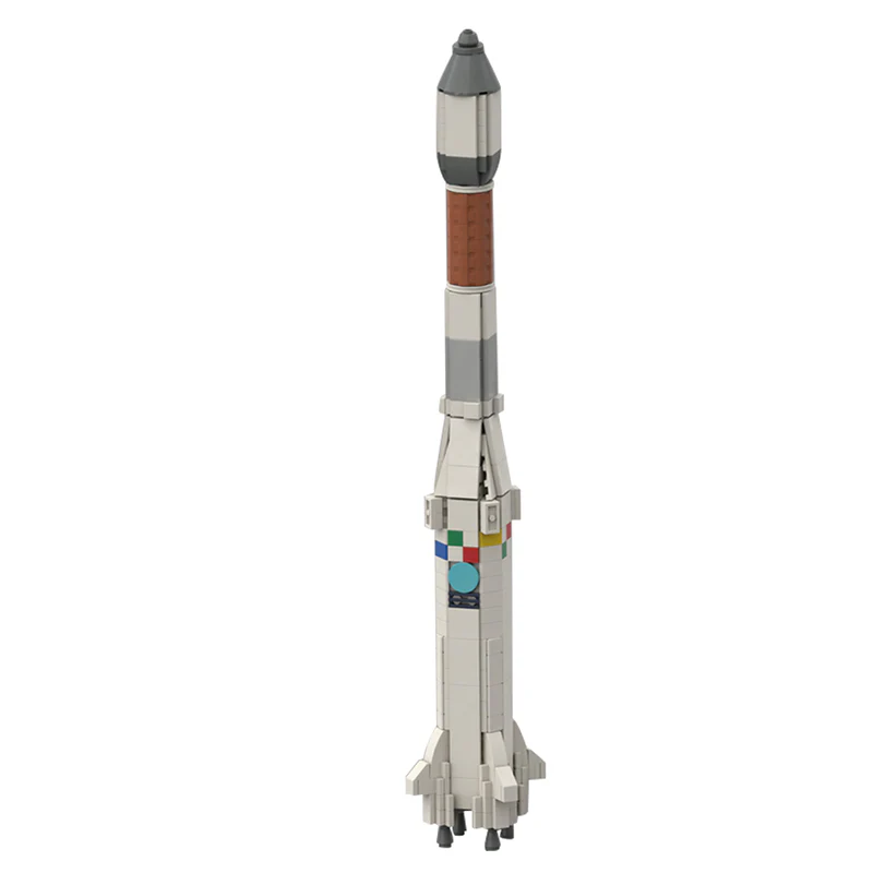 GOBRICKS MOC 84370 1:110 Ariane 1 - YWOBB