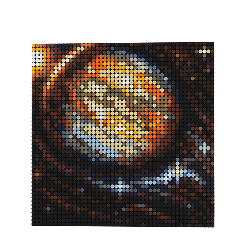 GOBRICKS MOC A0321Y01 Space Canvas - Night Sky - YWOBB