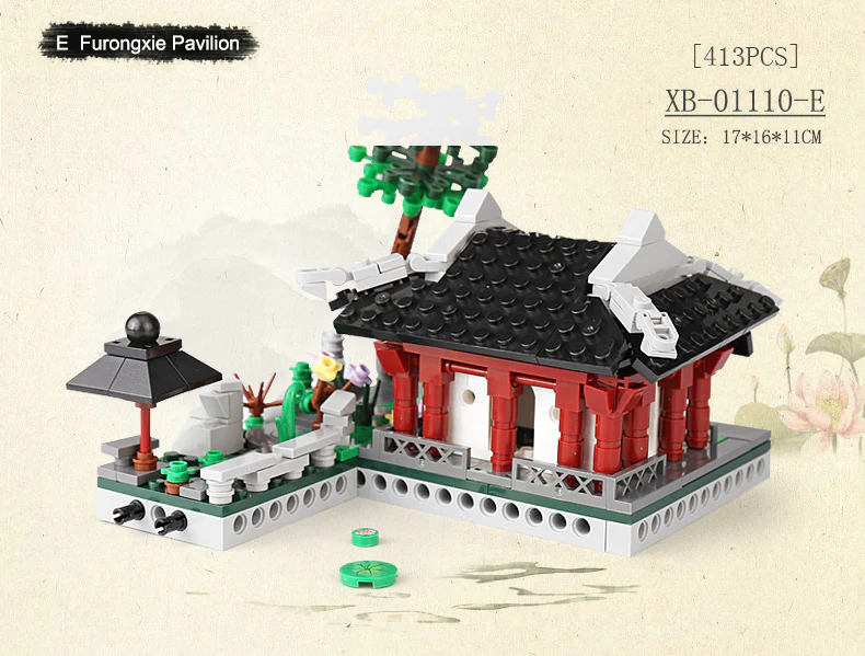 XINGBAO XB-01110 Chinese Style 6 in 1 Chinese Suzhou Garden - YWOBB