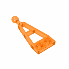 GOBRICKS GDS-1162 Modified 1 x 2 with Long Tow Ball - YWOBB