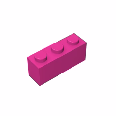 GOBRICKS GDS-533 Brick 1 x 3 - YWOBB