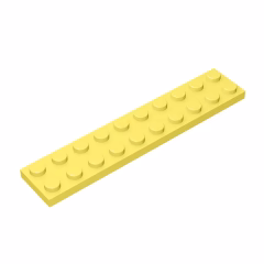GOBRICKS GDS-514 Plate 2 x 10 - YWOBB