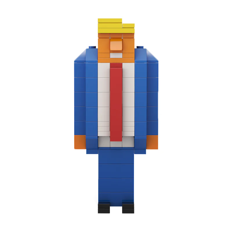 GOBRICKS MOC 185294 Donald Trump - YWOBB