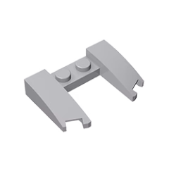 GOBRICKS GDS-1265 Wedge 3 x 4 x 2/3 Curved with Cutout - YWOBB