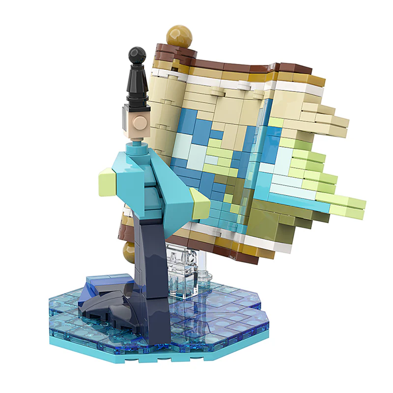 GOBRICKS MOC A0165 Green mountains and rivers - YWOBB