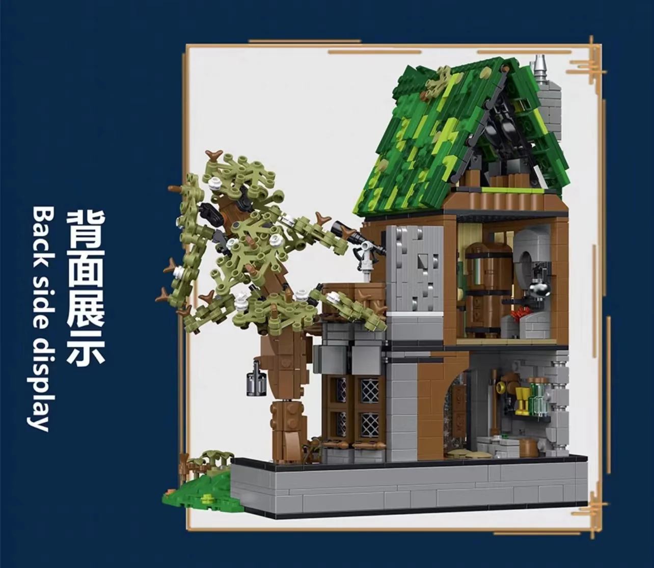 Mork 033031-033033 Medieval Architecture Series with Lights - YWOBB