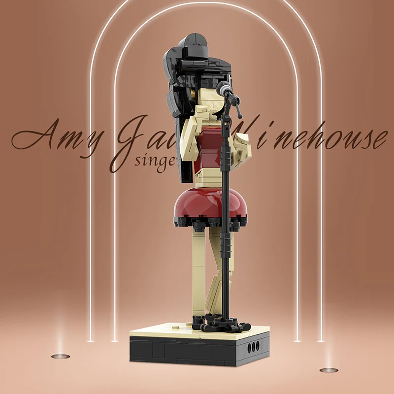 GOBRICKS MOC 125488 Amy Winehouse - YWOBB