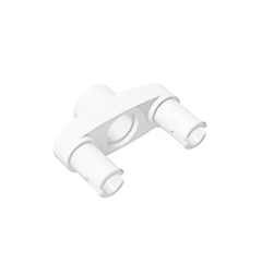 GOBRICKS GDS-1035 Pin Connector 3L with 2 Pins and Center Hole - YWOBB