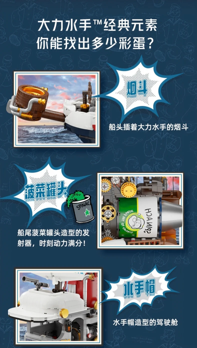 PANTASY 86402 Popeye Steam Boat - YWOBB