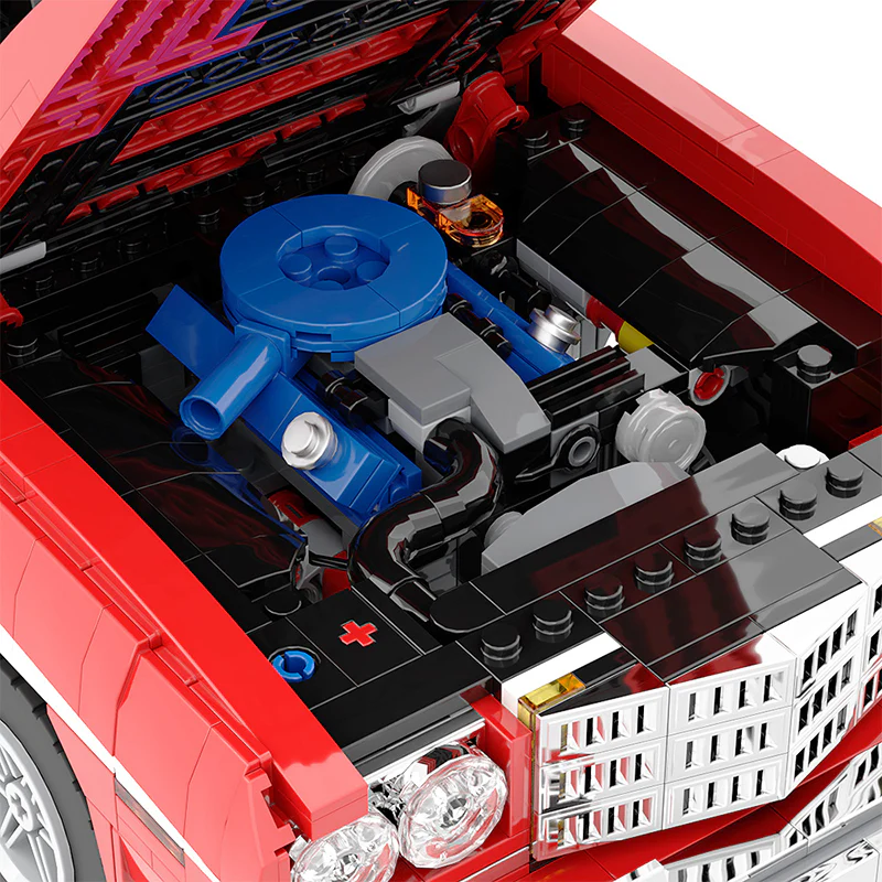 GOBRICKS MOC 99377 ord Gran Torino 1975 Starsky & Hutch V2.1 - YWOBB