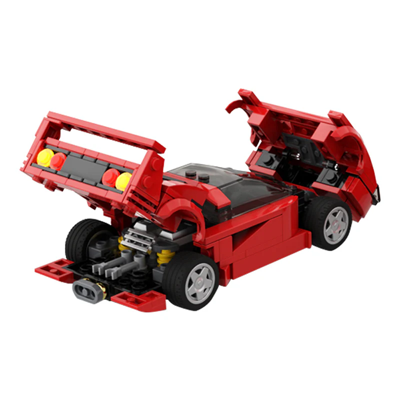GOBRICKS MOC 104559 Ferrari F40 - YWOBB