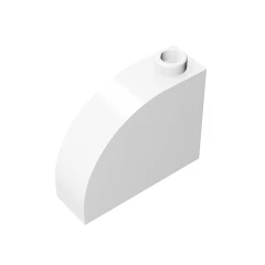 GOBRICKS GDS-1118 Curved 3 x 1 x 2 with Stud - YWOBB