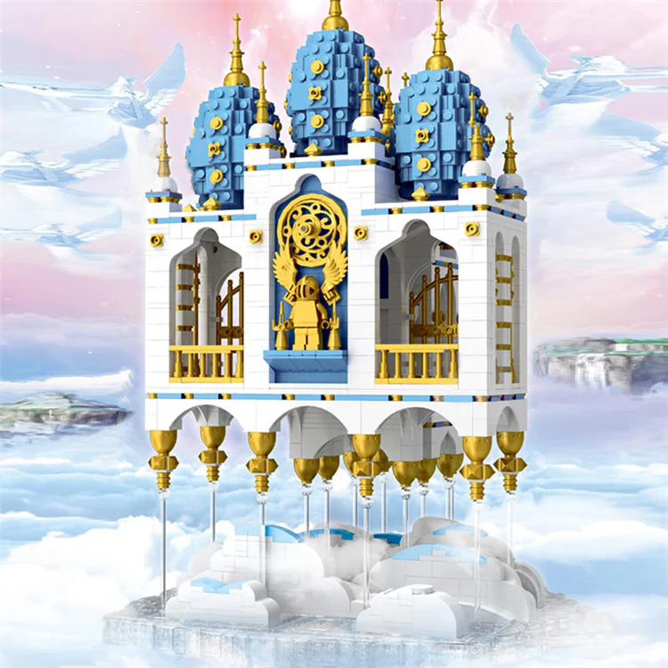 Mould King 16015 Sky Castle with LED lights - YWOBB