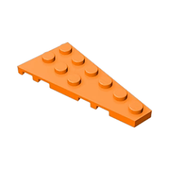 GOBRICKS GDS-550  Plate 6 x 3 Right - YWOBB