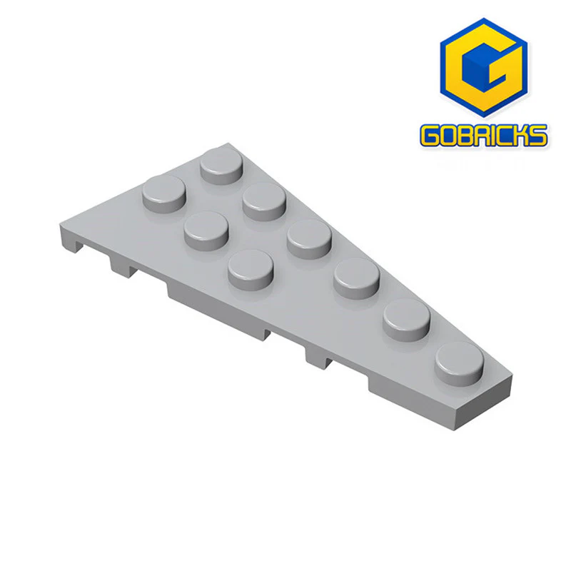 GOBRICKS GDS-550  Plate 6 x 3 Right - YWOBB
