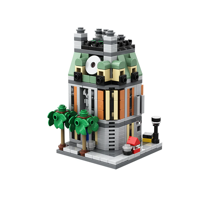 GOBRICKS MOC 115232 Mini Modular 76218 Sanctum Sanctorum - YWOBB