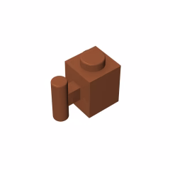 GOBRICKS GDS-653 Modified 1 x 1 with Bar Handle - YWOBB